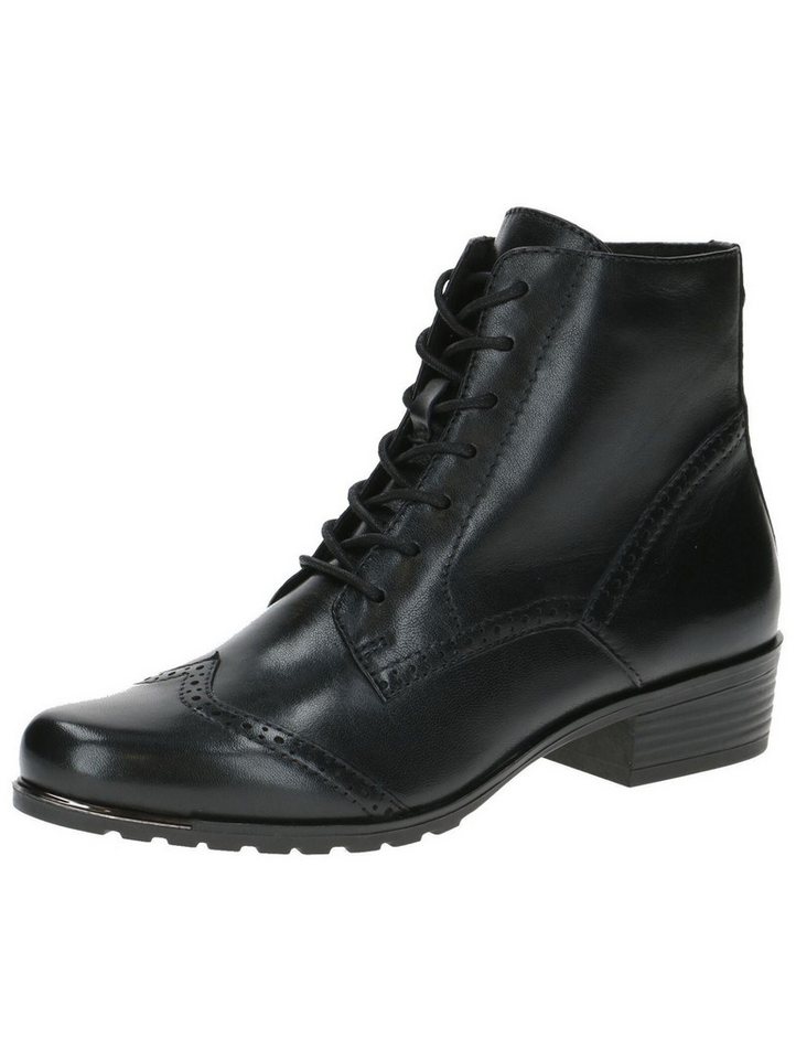 Caprice Stiefelette Leder Schnürstiefelette (schwarz)