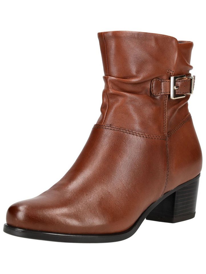 Caprice Stiefelette Leder Stiefelette (braun)