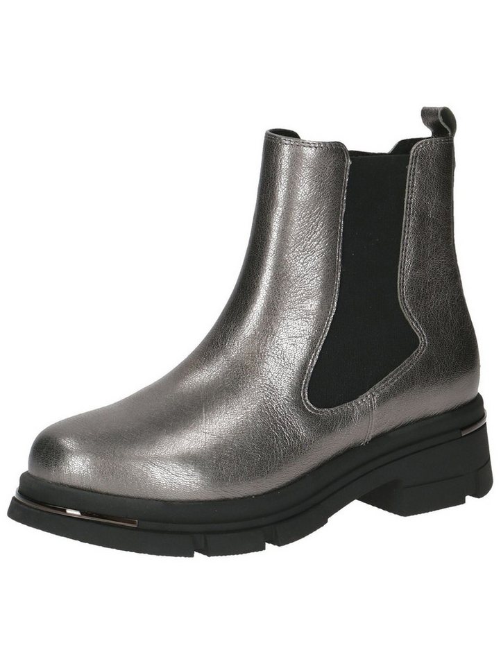 Caprice Stiefelette Leder/Textil Stiefelette (silber)