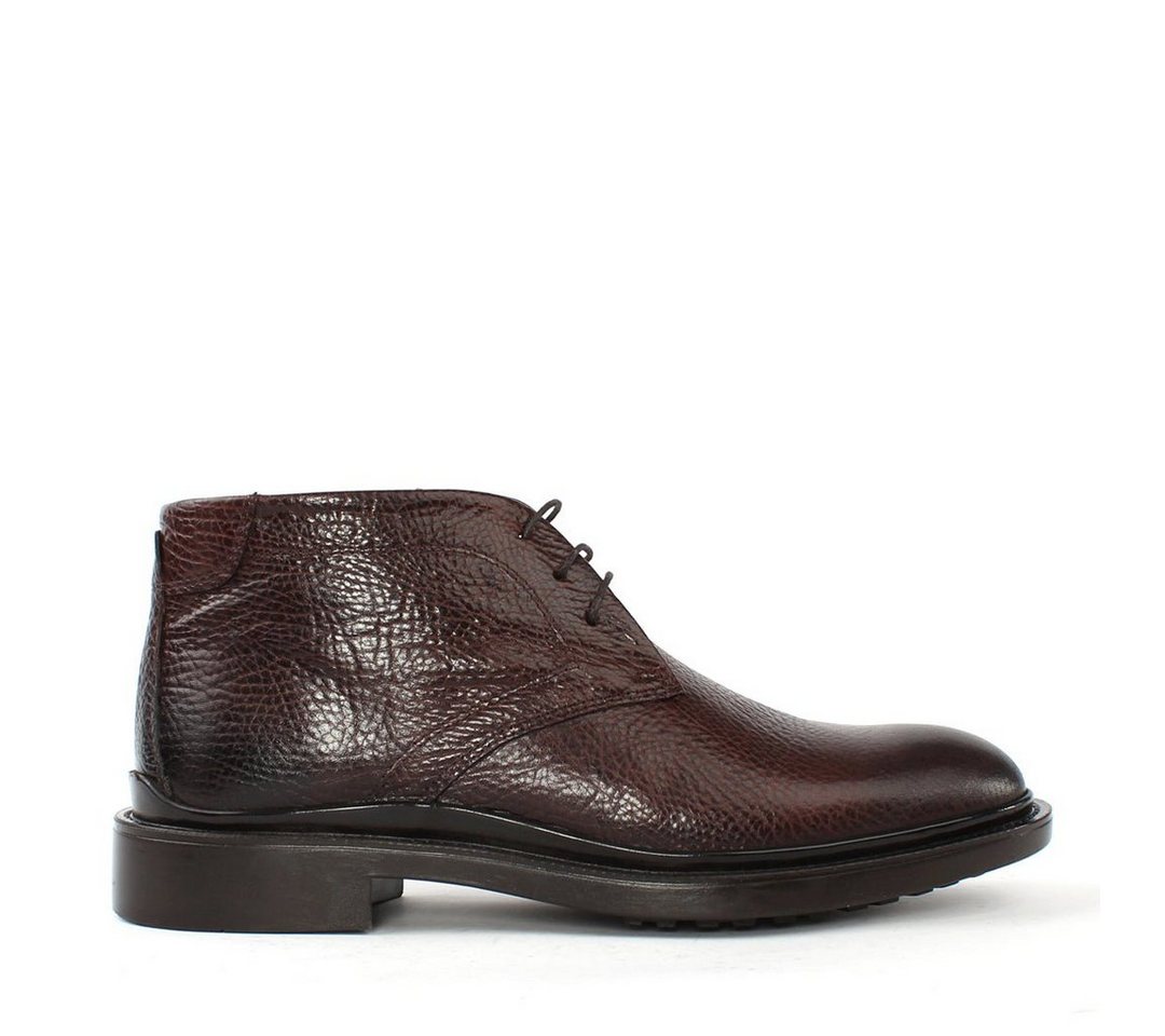 Celal Gültekin 555-2619 Schnürstiefel Elegante Lederstiefel mit warmem Futter und robuster Thermo-Sohle.