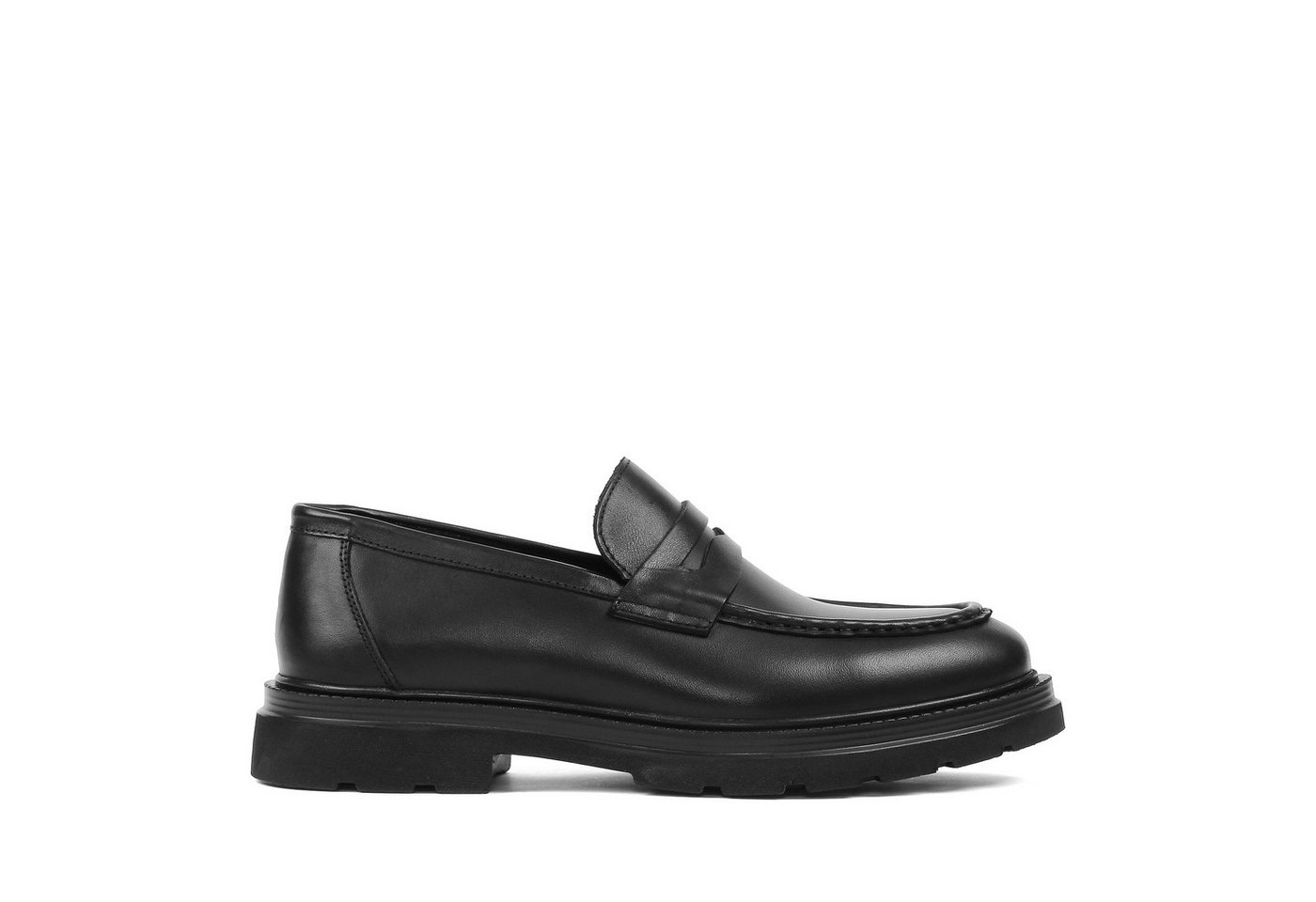 Celal Gültekin 663-640 Loafer Metallösen, gepolsterter Schaft, sportliche Sohle, schwarz