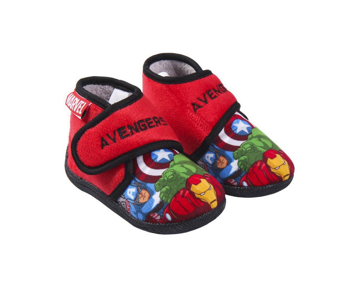 Cerda Avengers Kinder Hausschuhe, Halb-Boot Hausboots mit Anti-Rutsch-Sohle Pantoffel