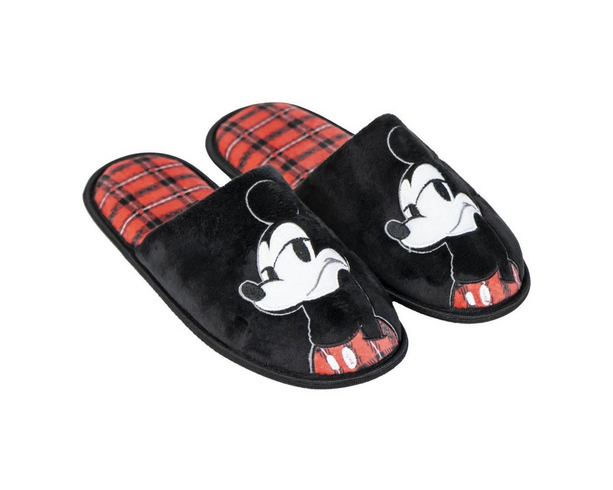 Cerda Disney Mickey Mouse Damen offen Pantoffeln, rutschfeste Hauslatschen Hausschuh