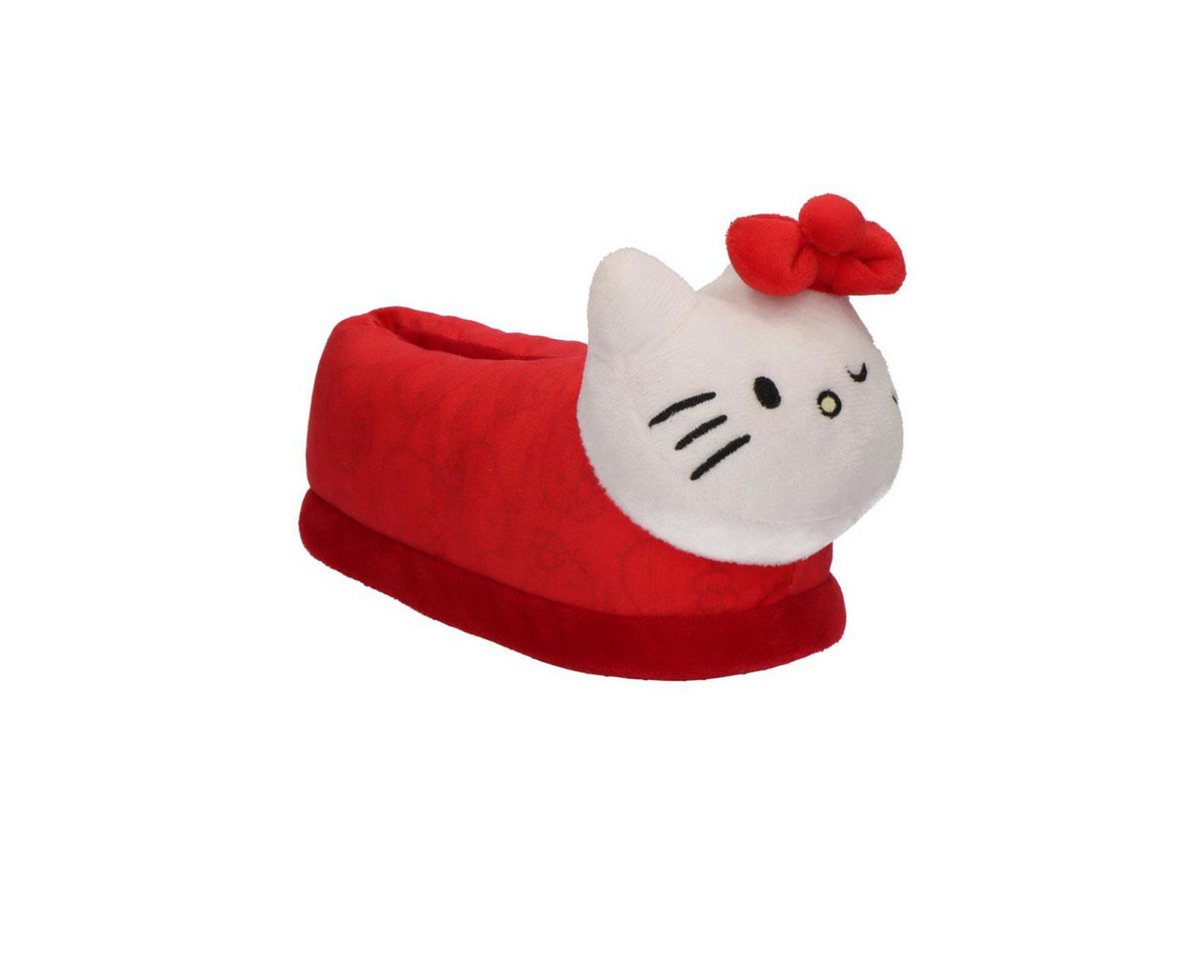 Cerda Hello Kitty Hausschuhe mit 3D-Applikation Pantoffel