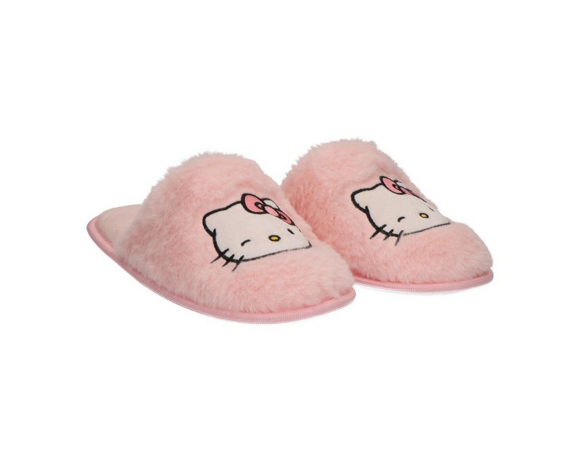 Cerda Hello Kitty Kinder Pantoffeln, gemütliche rutschfest Hausschuh