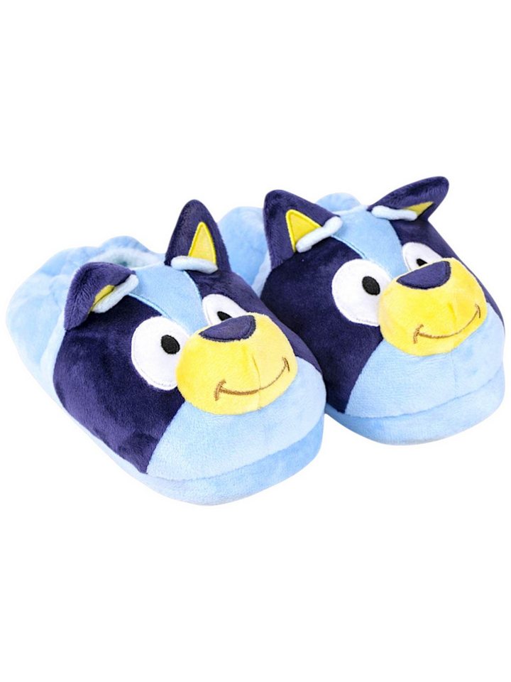 Cerdá Bluey mit 3D Ohren Hausschuh Kinder Slipper Plüsch Pantoffeln Gr. 24-31