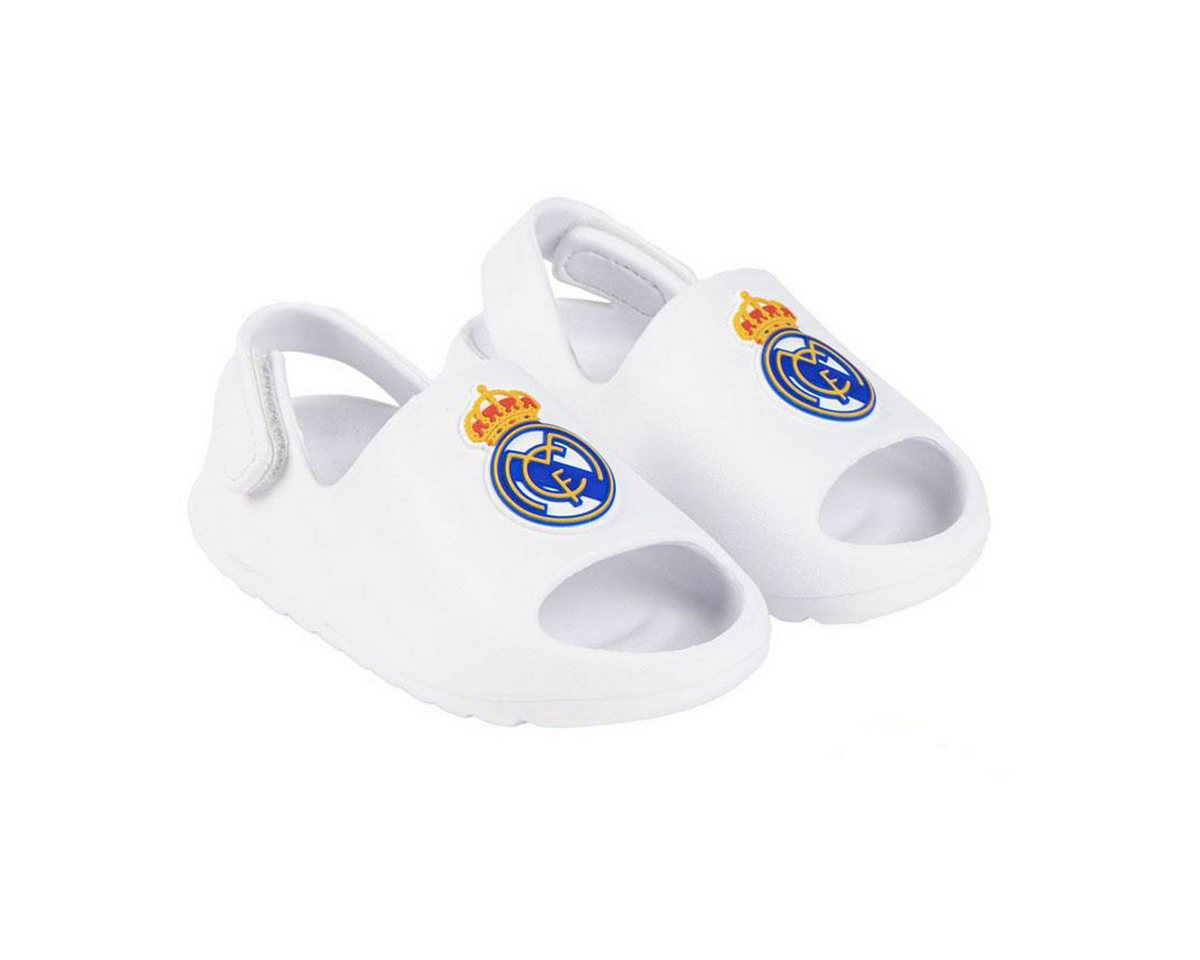 Cerda Real Madrid Fußball Badeschlappen Kinder EVA Latschen Jungen Mädchen Badesandale (2-Teilig, Real Madrid)
