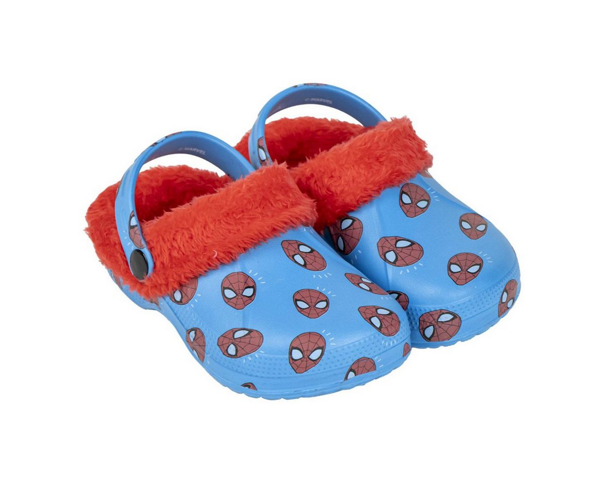 Cerda Spiderman Kinder Hausschuhe Clogs – Fleece gefüttert Clog