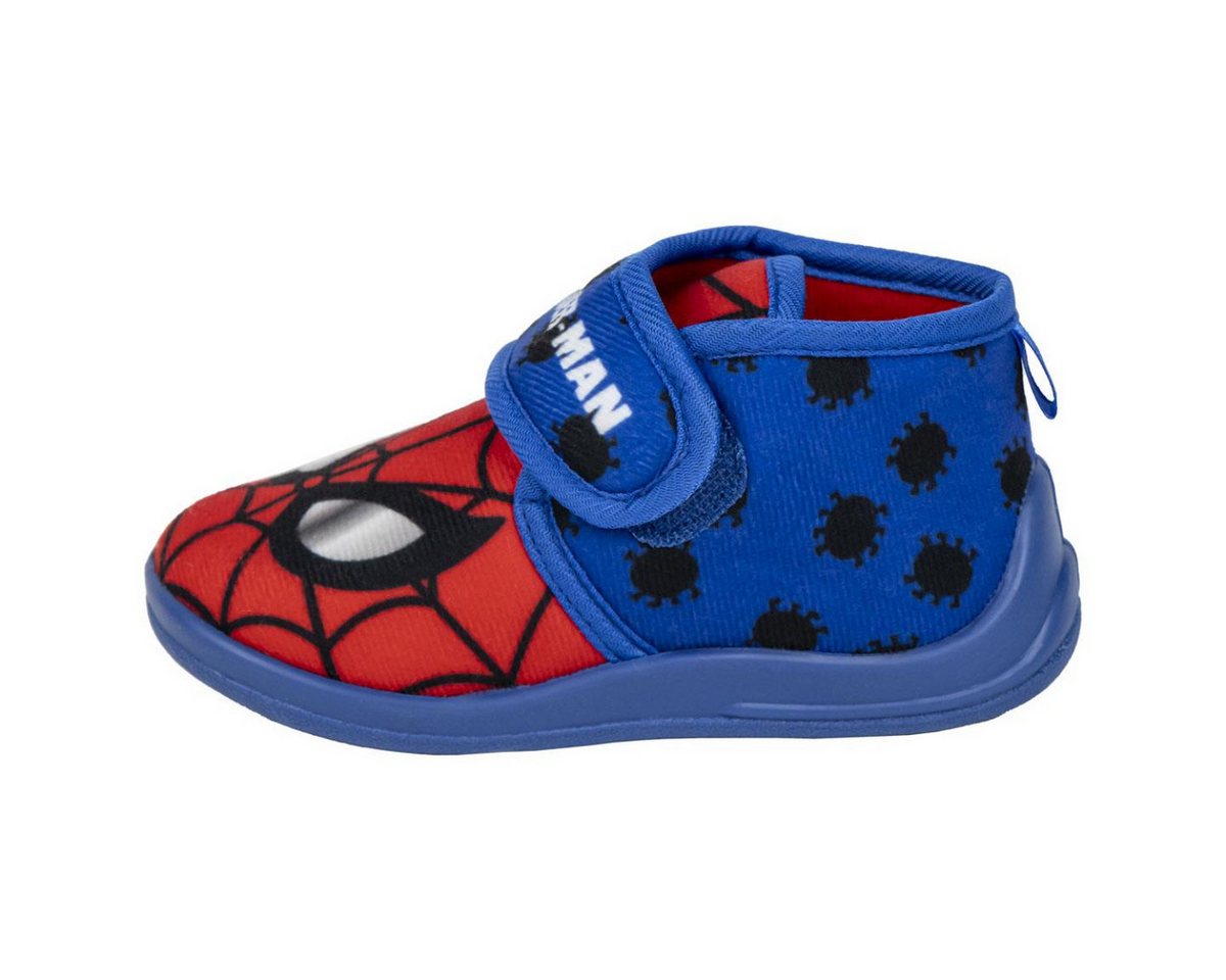 Cerda Spiderman Kinder Hausschuhe Halb-Boot, warme Hausstiefel Pantoffel