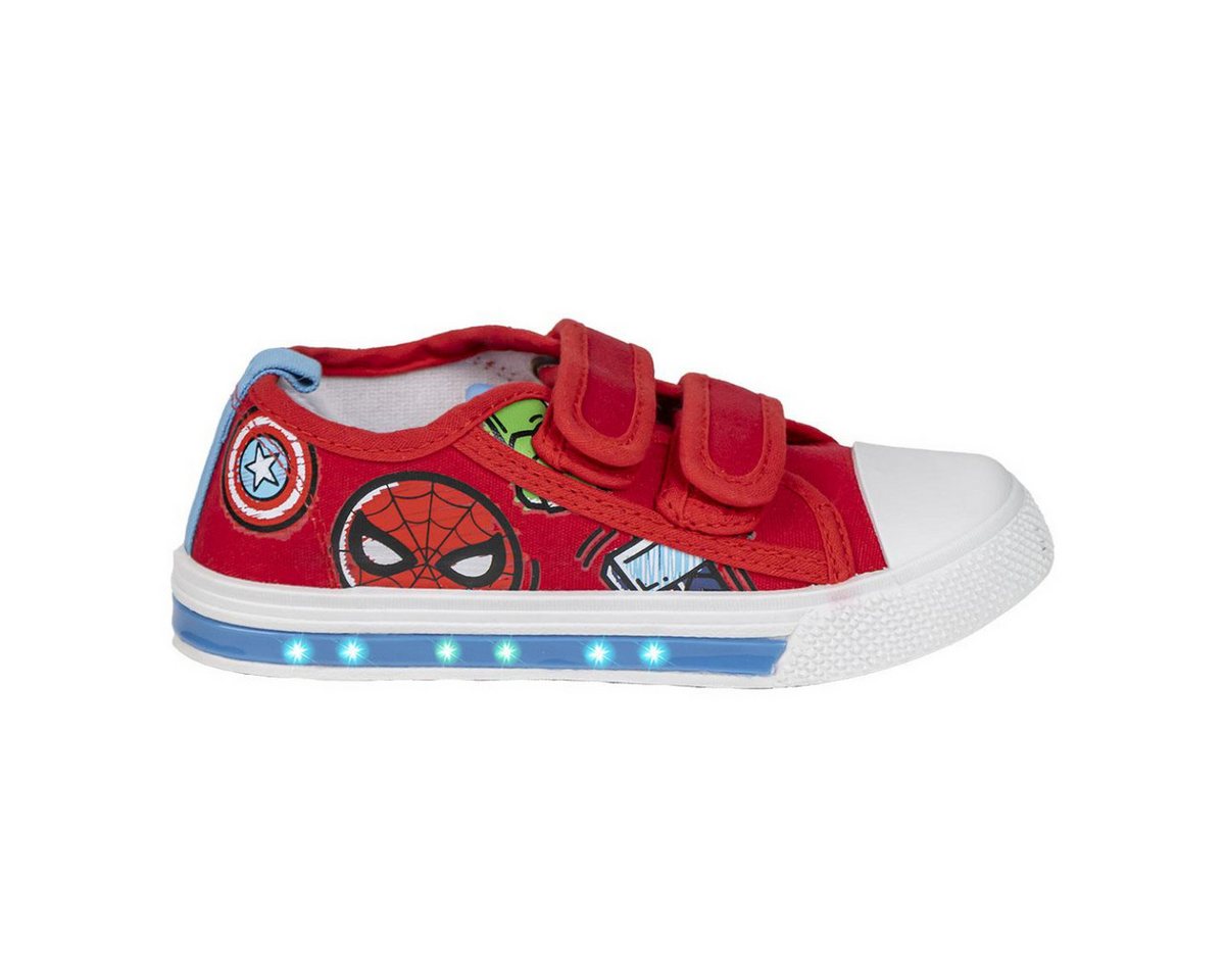 Cerda Spiderman Kinder mit LED-Licht, Baumwollschuhe, Sportschuhe Jungen Sneaker