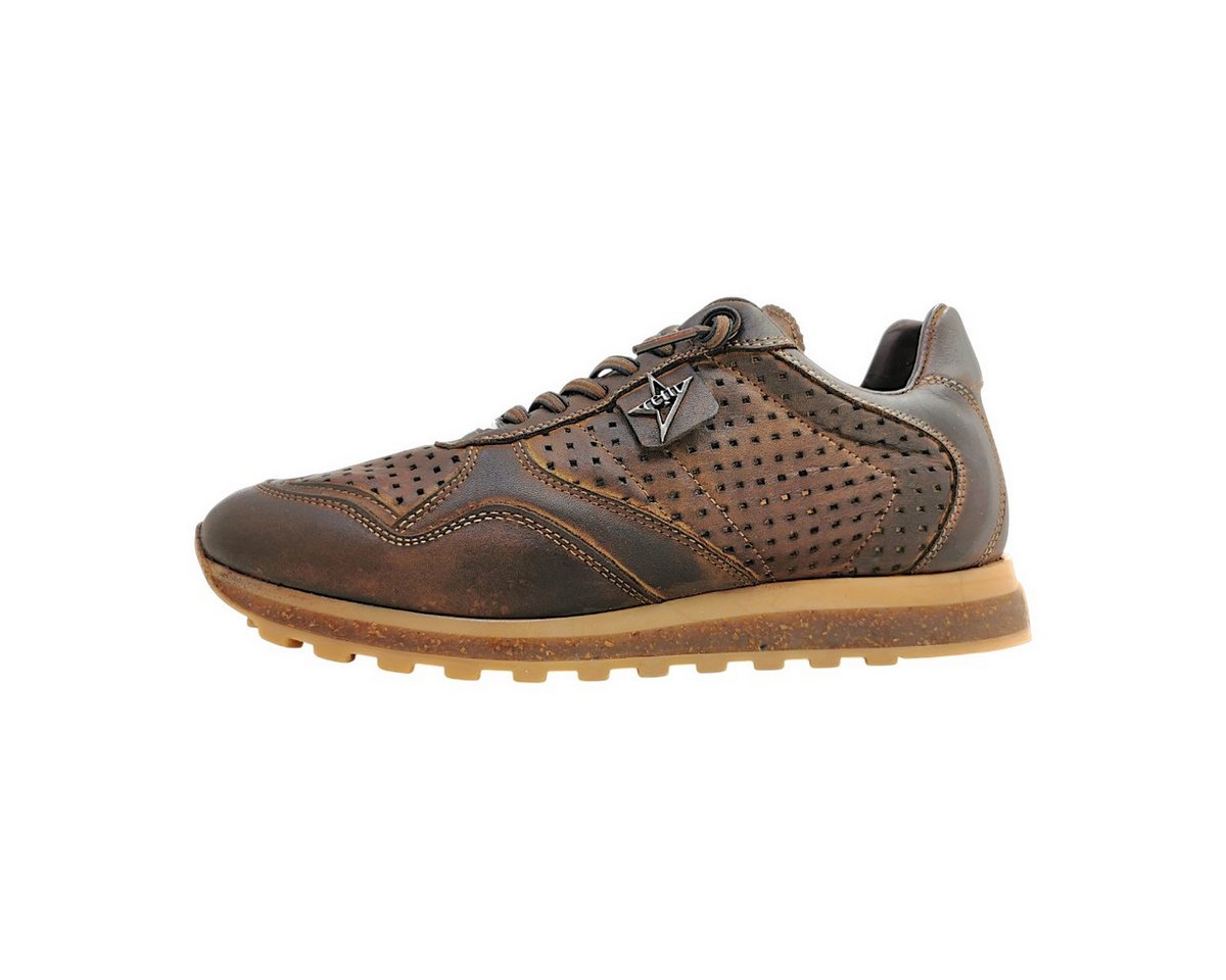 Cetti sportlicher Schnürer Schnürschuh (braun)