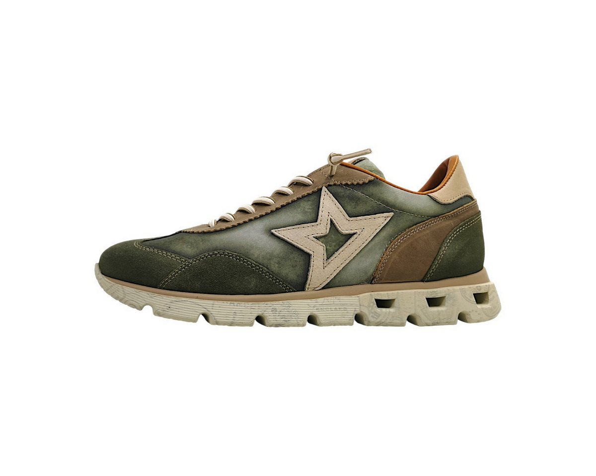 Cetti sportlicher Schnürer Schnürschuh (grün)