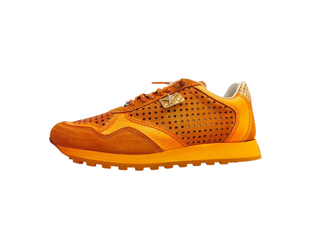 Cetti sportlicher Schnürer Schnürschuh (orange)