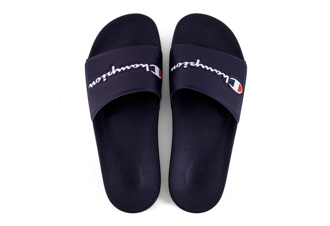 Champion Badelatschen Champion Slide Varsity Badesandale Rutschfeste Außensohle (blau)