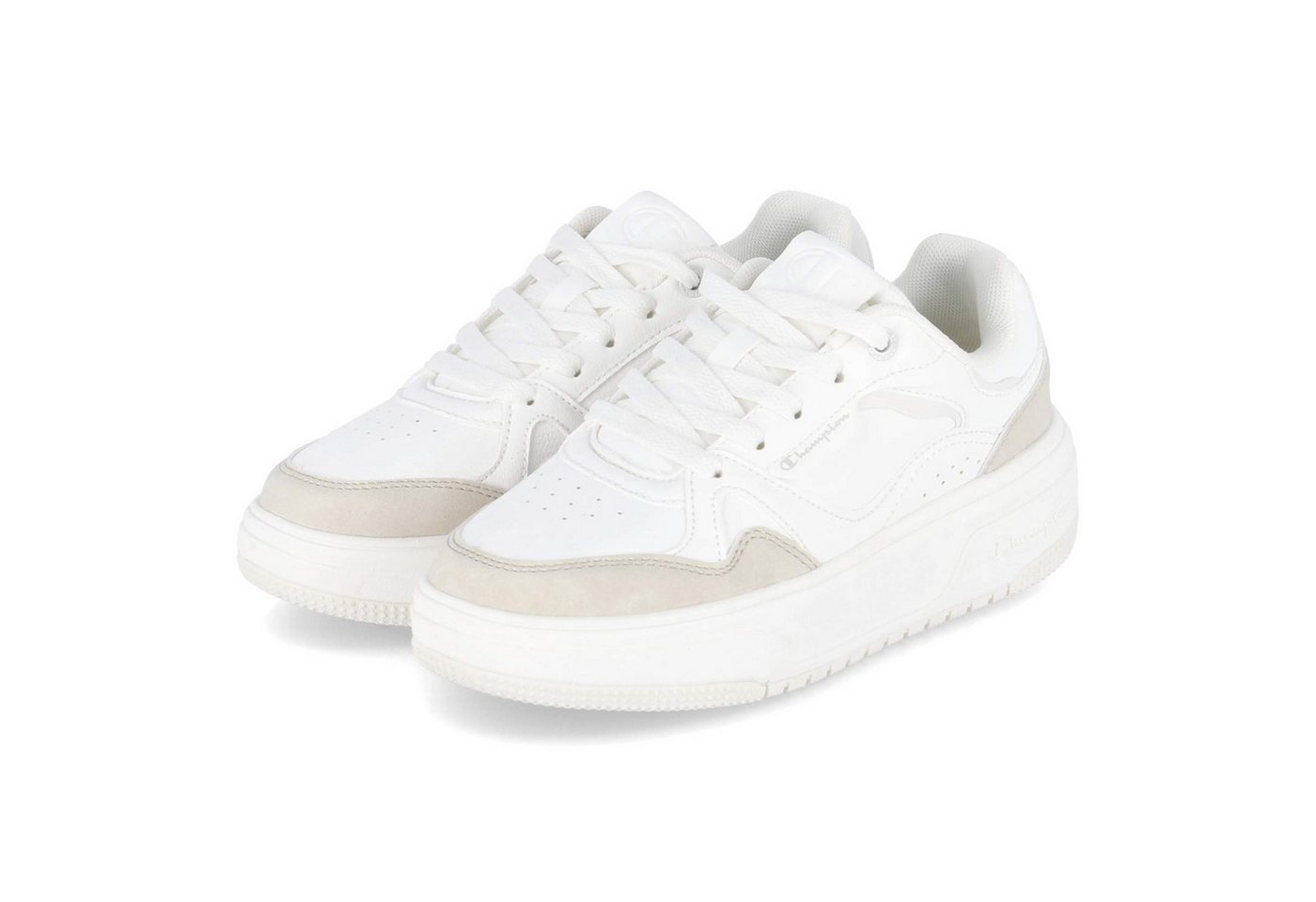 Champion S11789-WW001 Unisex Synthetik weiss Sneaker