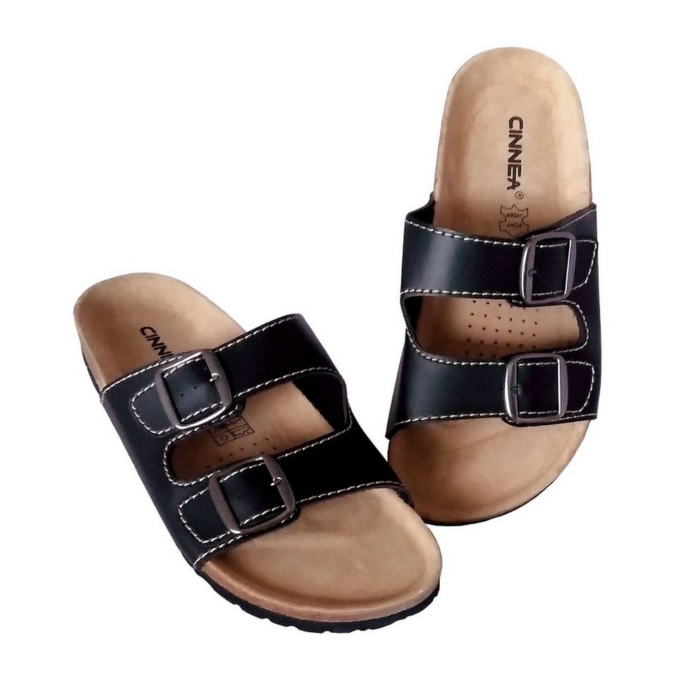 CINNEA KLASSIK Pantolette Zimtlatschen effektiv gegen Fußschweiß und Hornhaut, handgefertigt