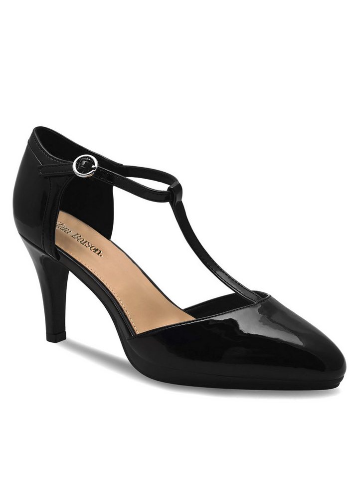 Clara Barson High Heels Damen WYL2948-10 Schwarz High-Heel-Stiefel