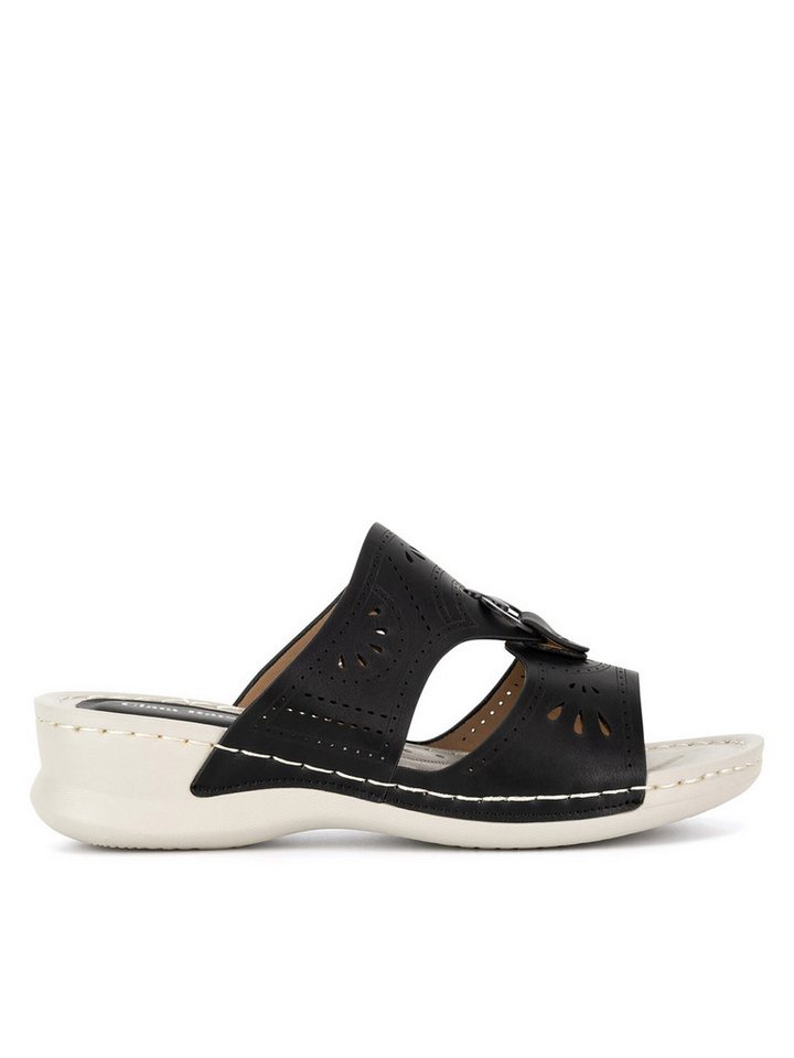 Clara Barson Pantoletten WYL05010-13 Schwarz Pantolette