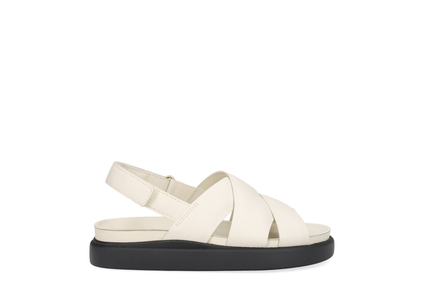 Clarks 26181257 4 Aristella Sun, Sandaletten, Weiß (Creme), Damen Sandalette