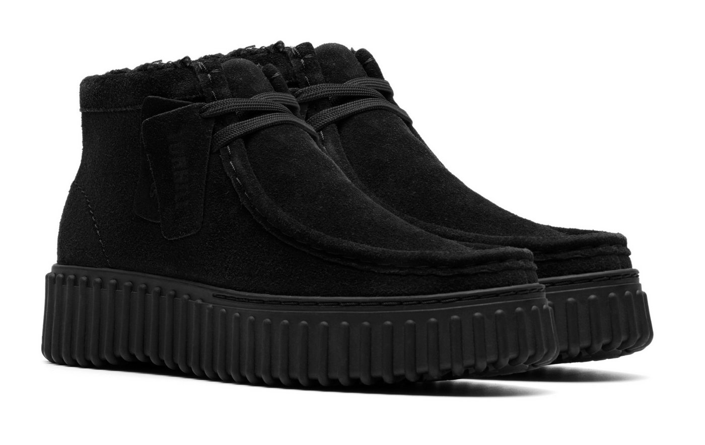 Clarks Torhill Moss Winterboots Desert Boots, Winterboots mit markanter Laufsohle