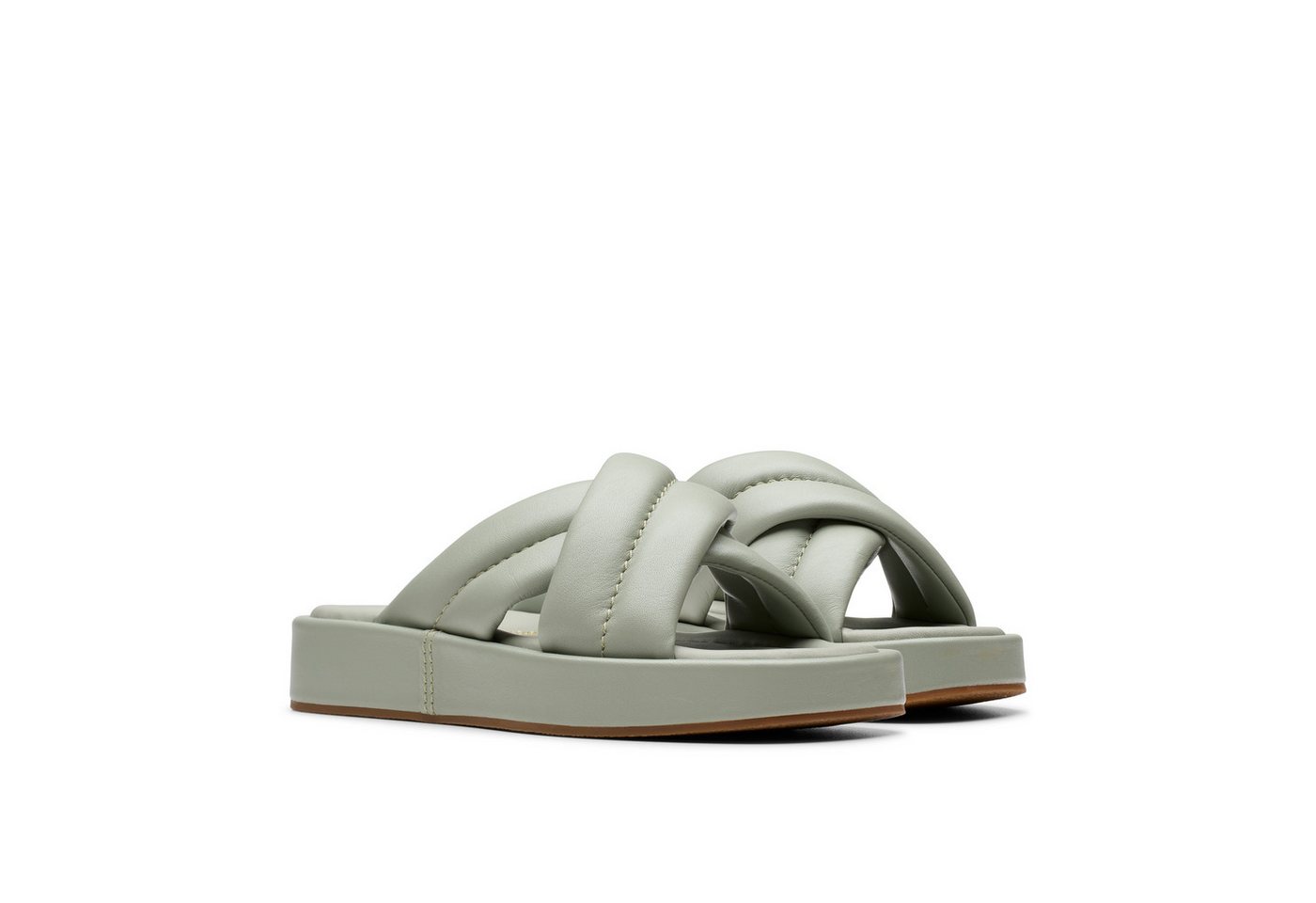 Clarks Alda Glide Hausschuh, Slides, Schlappen mit gepolsterter Bandage