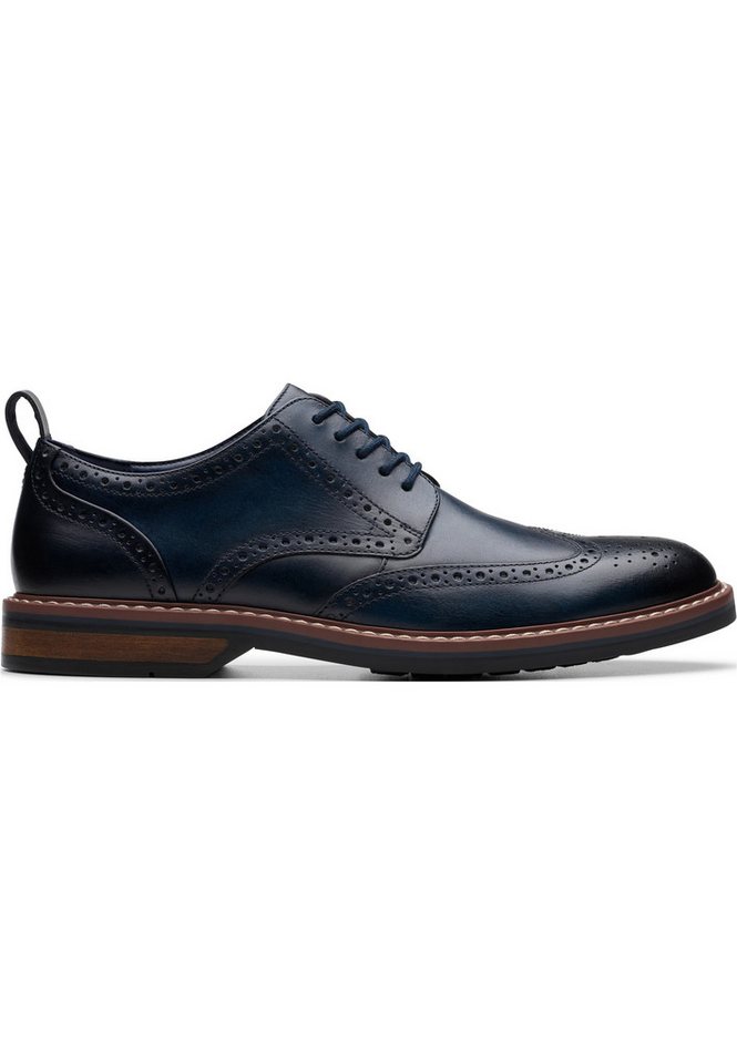 Clarks Aldwin Limit Schnürschuh im handgefertigten Brogue-Design