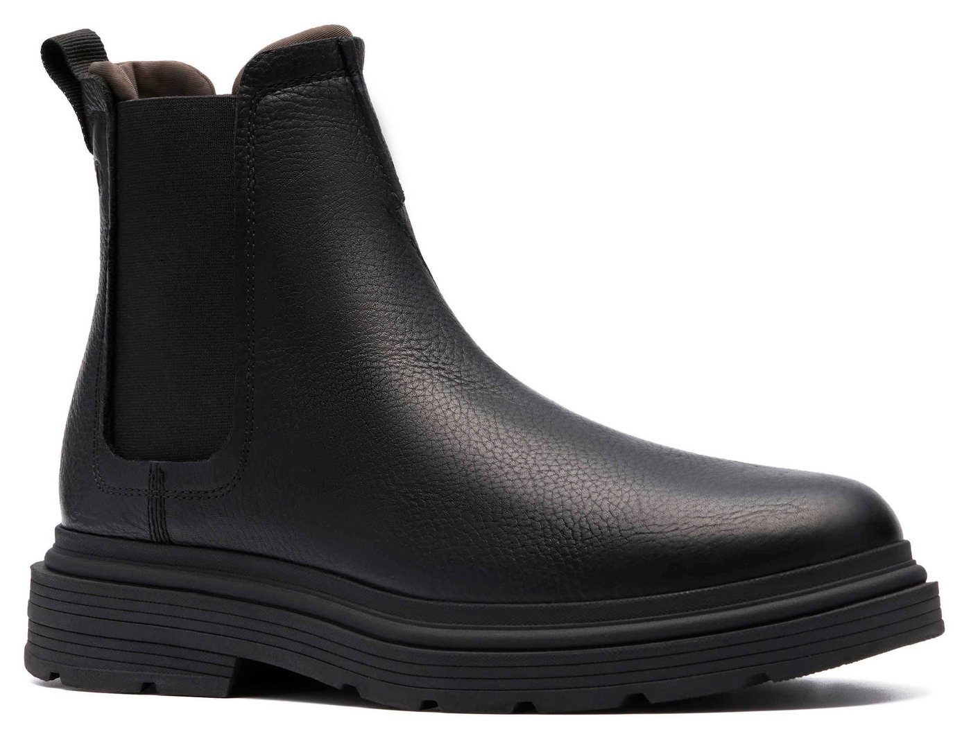 Clarks Badbury Chelseaboots Boots, Winterboots mit modischem Blockabsatz