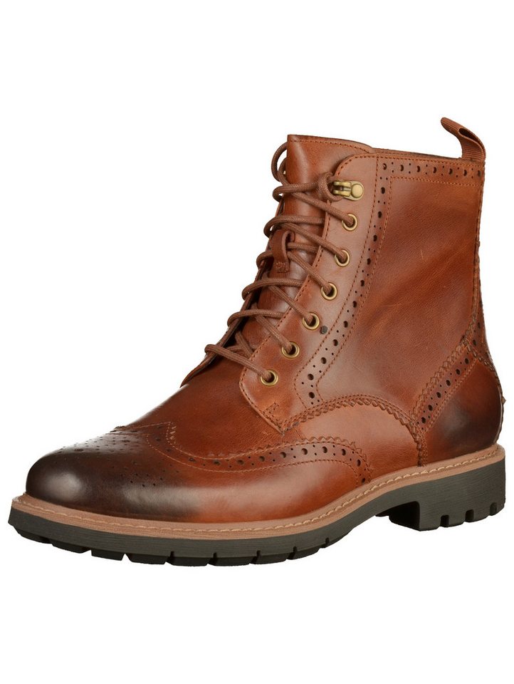 Clarks Stiefelette Leder Schnürstiefelette