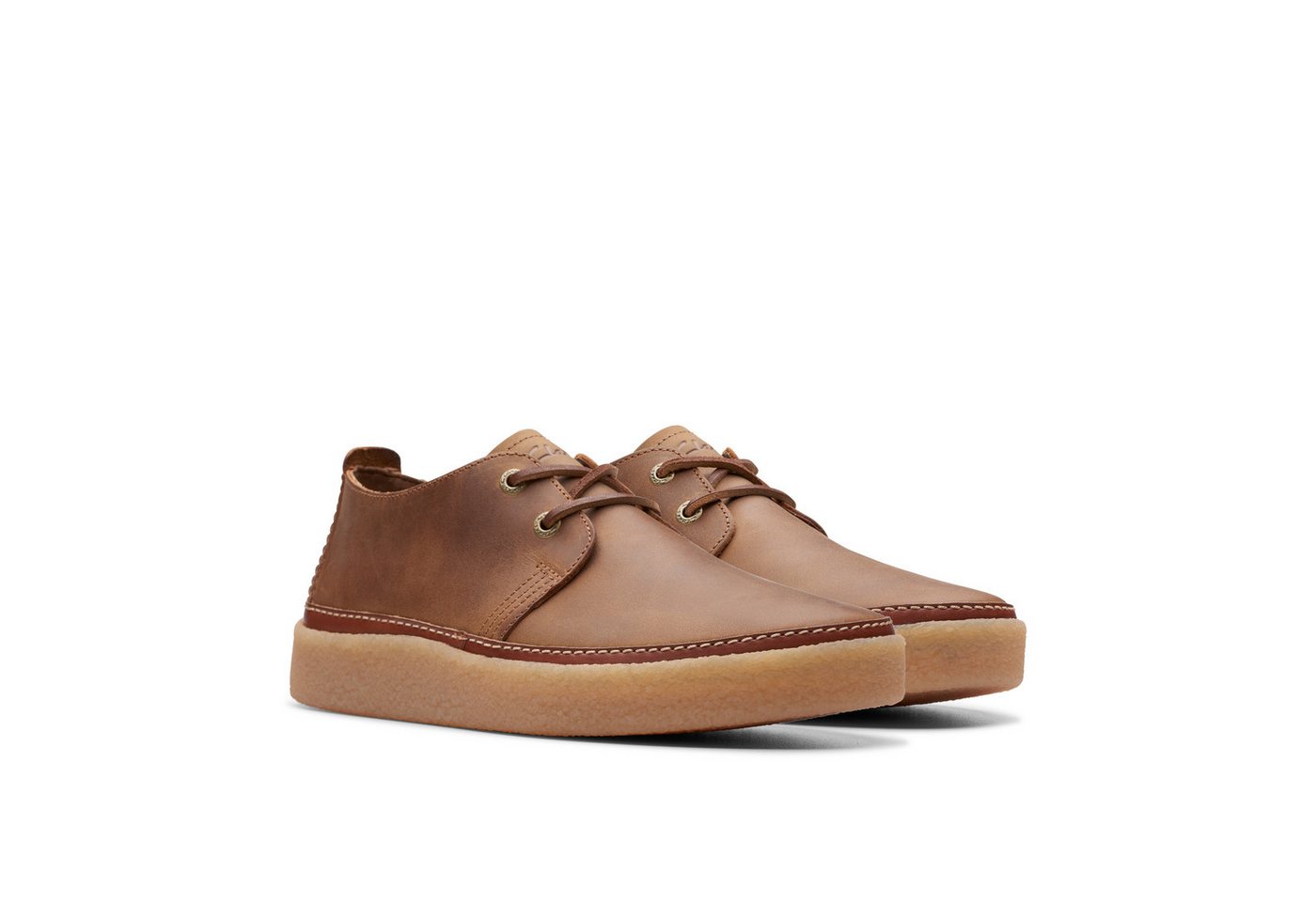 Clarks Clarkwood Low Schnürschuh, Schnürschuh, Business Schuh mit markanter Schnürung