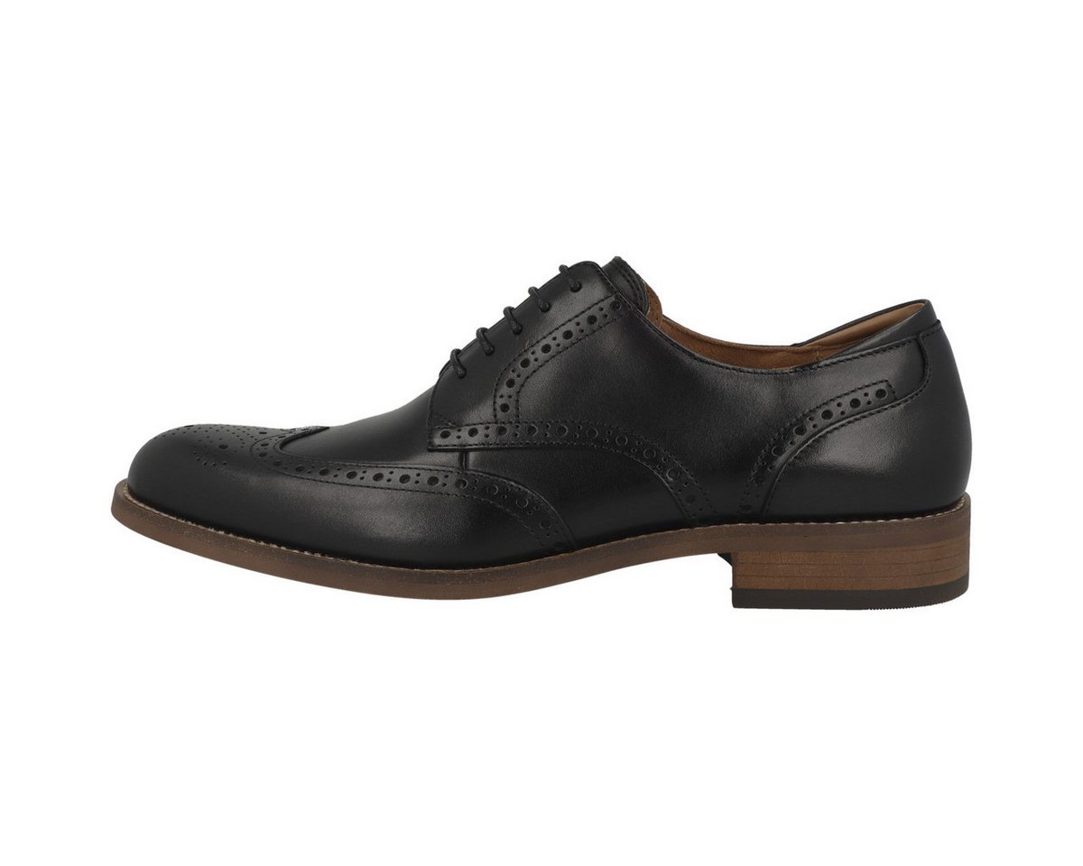 Clarks Craft Remi Tip Herren Schnürschuh Halbschuhe, Freizeitschuhe, Schnürer, Straßenschuhe, Sneaker (schwarz)