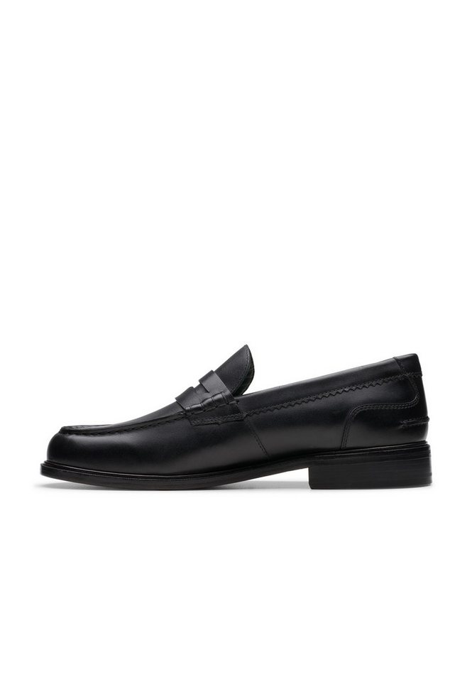 Clarks CraftJames Slipper mit elegantem, italienischem Glattleder-Finish
