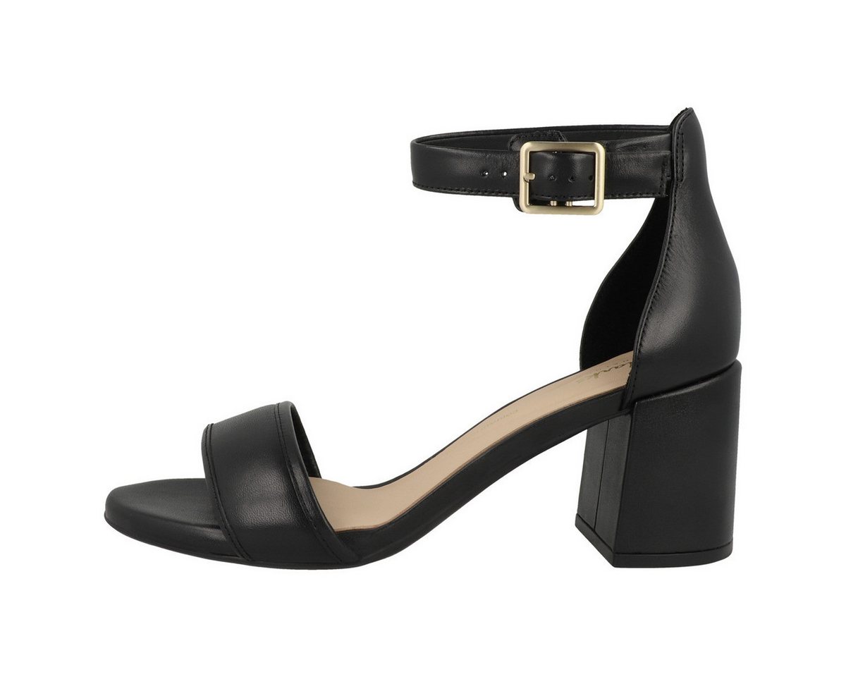 Clarks Ezoria Mae Damen Sandalette High Heels, Sandalen, Pumps, Sommerschuhe, Riemchen (schwarz)
