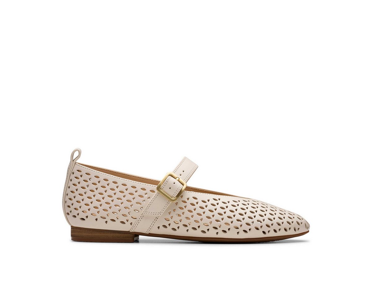 Clarks Fawna Jane 26181230 9, Ballerina, Weiß, Damen Ballerina