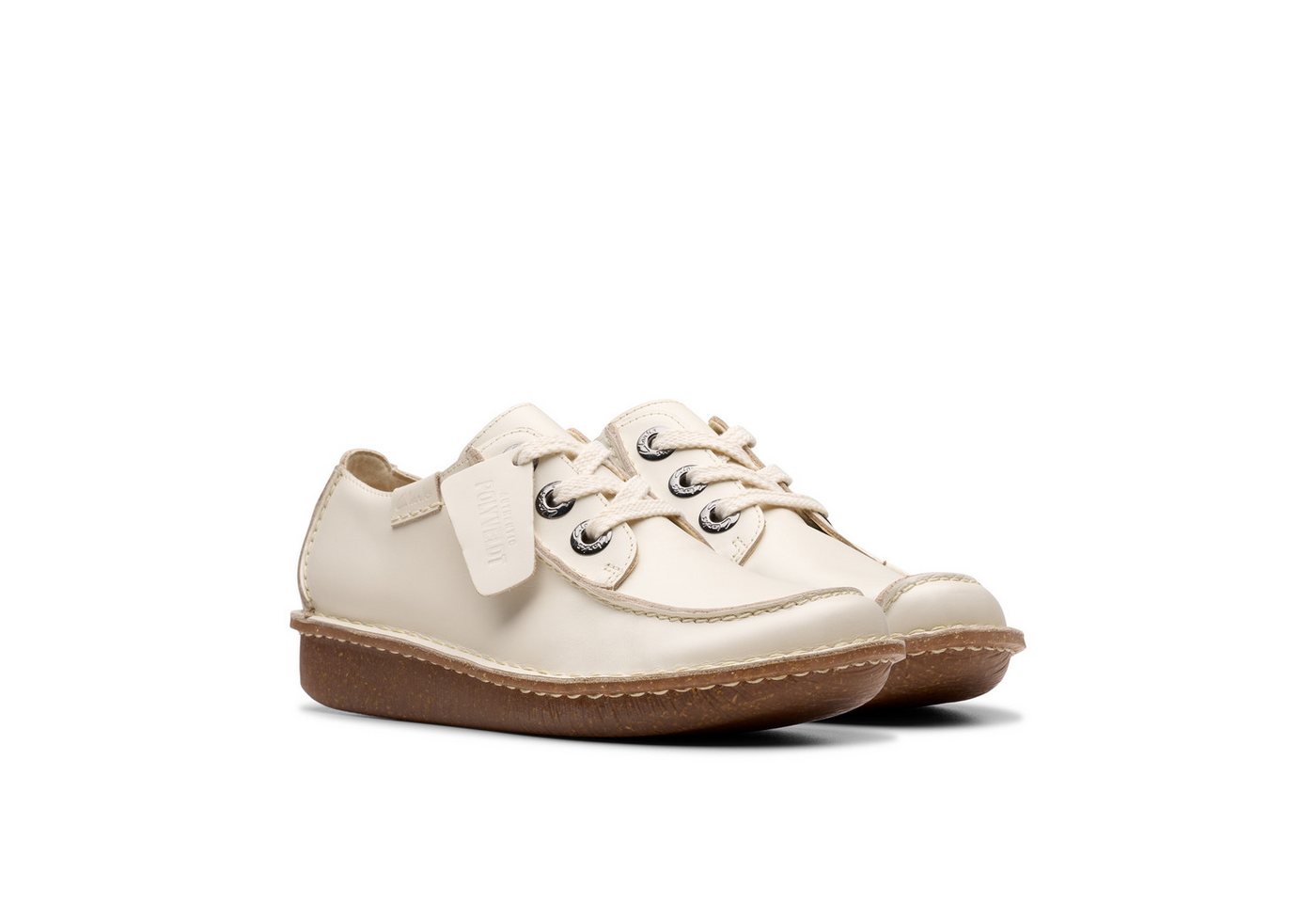 Clarks Funny Dream Schnürschuh Freizeitschuh, Halbschuh, Komfortschuh mit Ziernaht