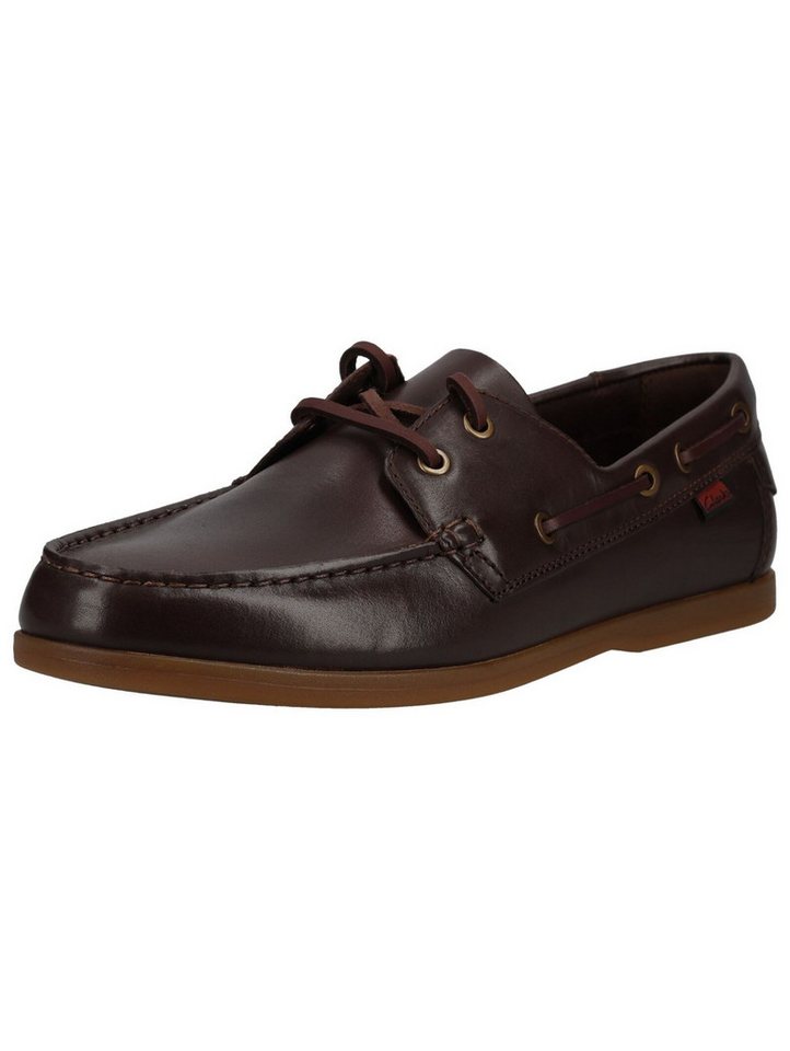 Clarks Halbschuhe Leder Bootsschuh (braun)