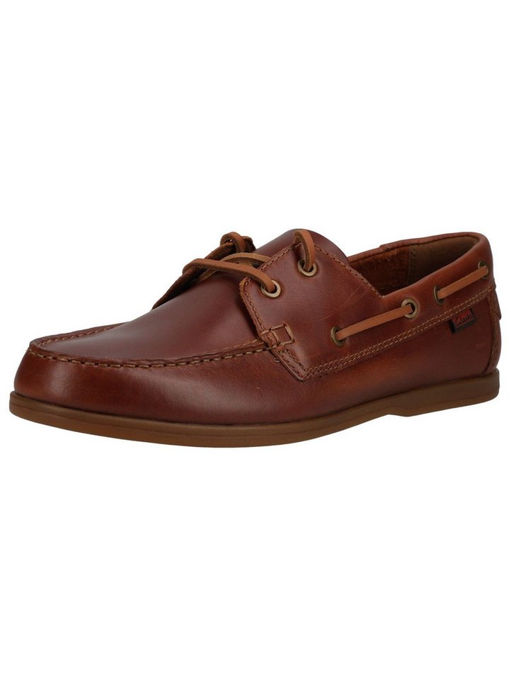 Clarks Halbschuhe Leder Bootsschuh