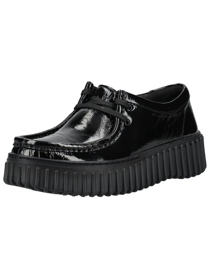 Clarks Halbschuhe Leder Schnürschuh