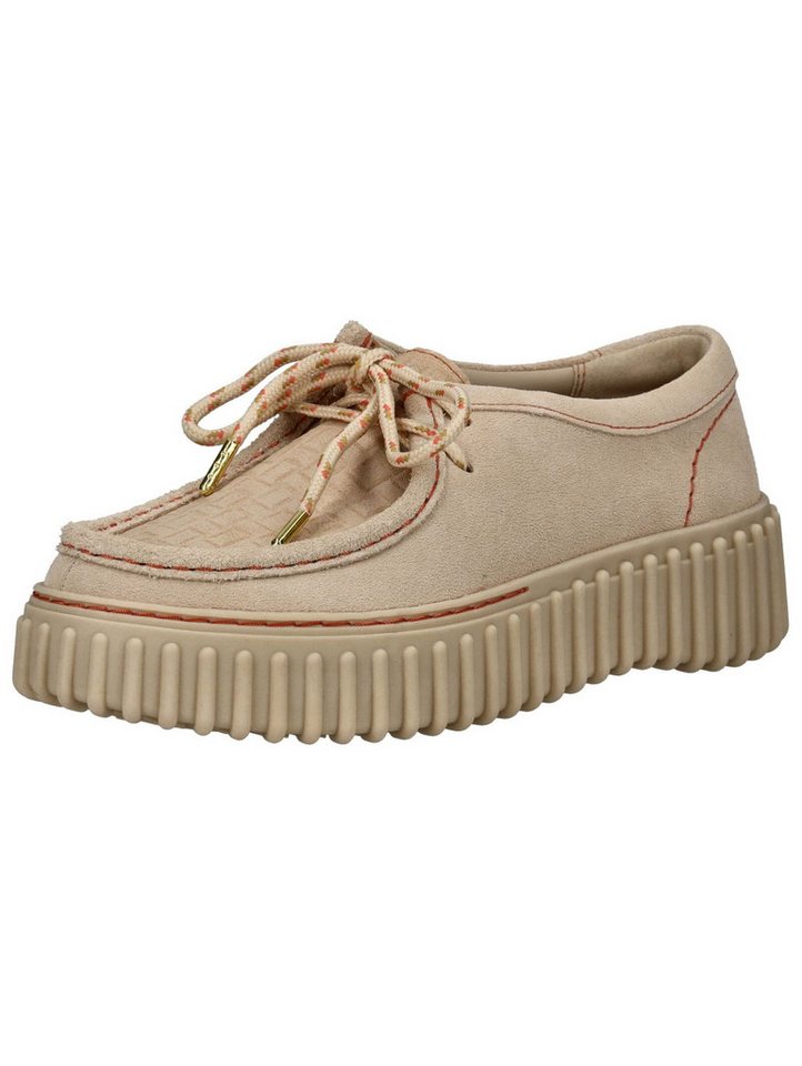 Clarks Halbschuhe Veloursleder Schnürschuh