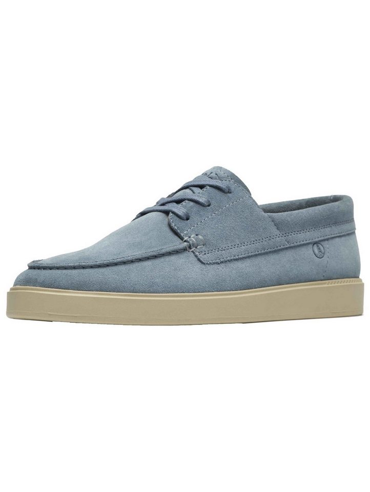 Clarks Halbschuhe Veloursleder Schnürschuh (blau)
