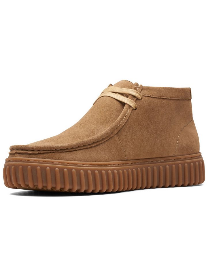 Clarks Halbschuhe Veloursleder Schnürschuh