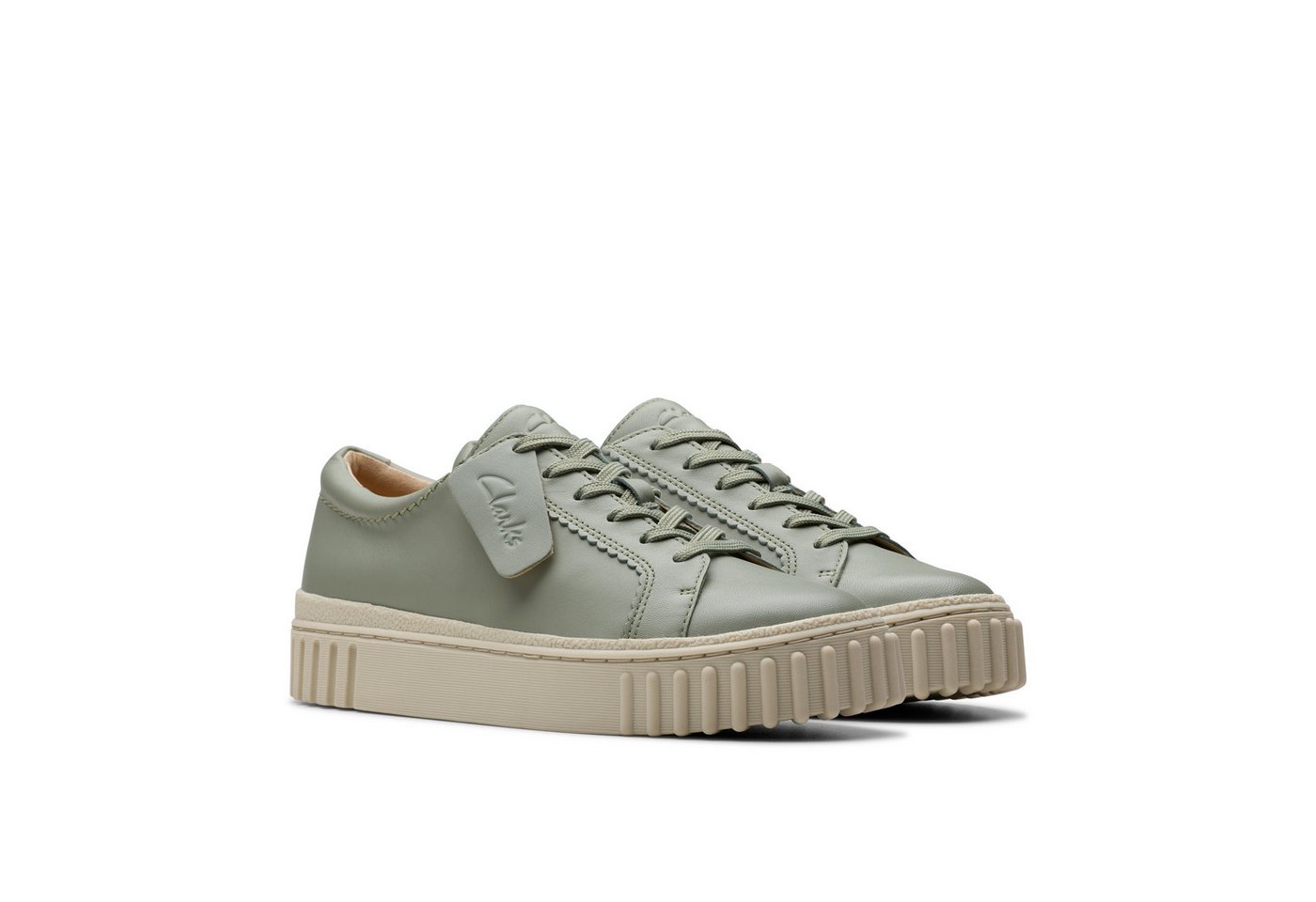 Clarks Mayhill Walk Schnürschuh, Sneaker, Plateausneaker mit modischer Laufsohle