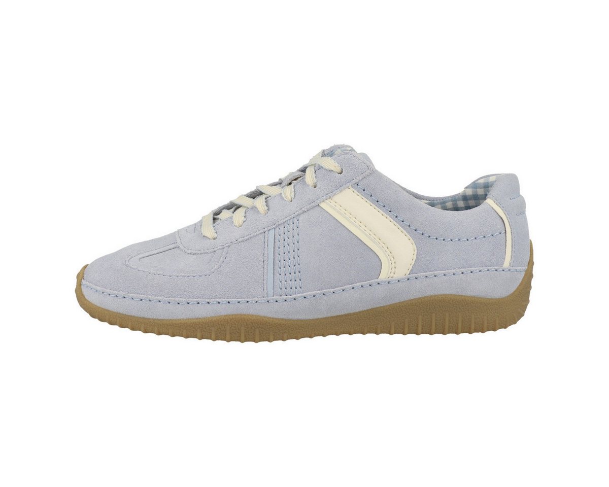 Clarks Meridor Lo Damen Sneaker Turnschuhe, Sportschuhe, Freizeitschuhe, Halbschuhe, Schnürschuhe (blau)