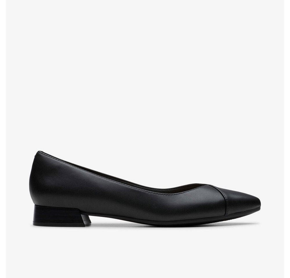 Clarks - Natalyn Wish Black Leather - Schwarz Ballerina
