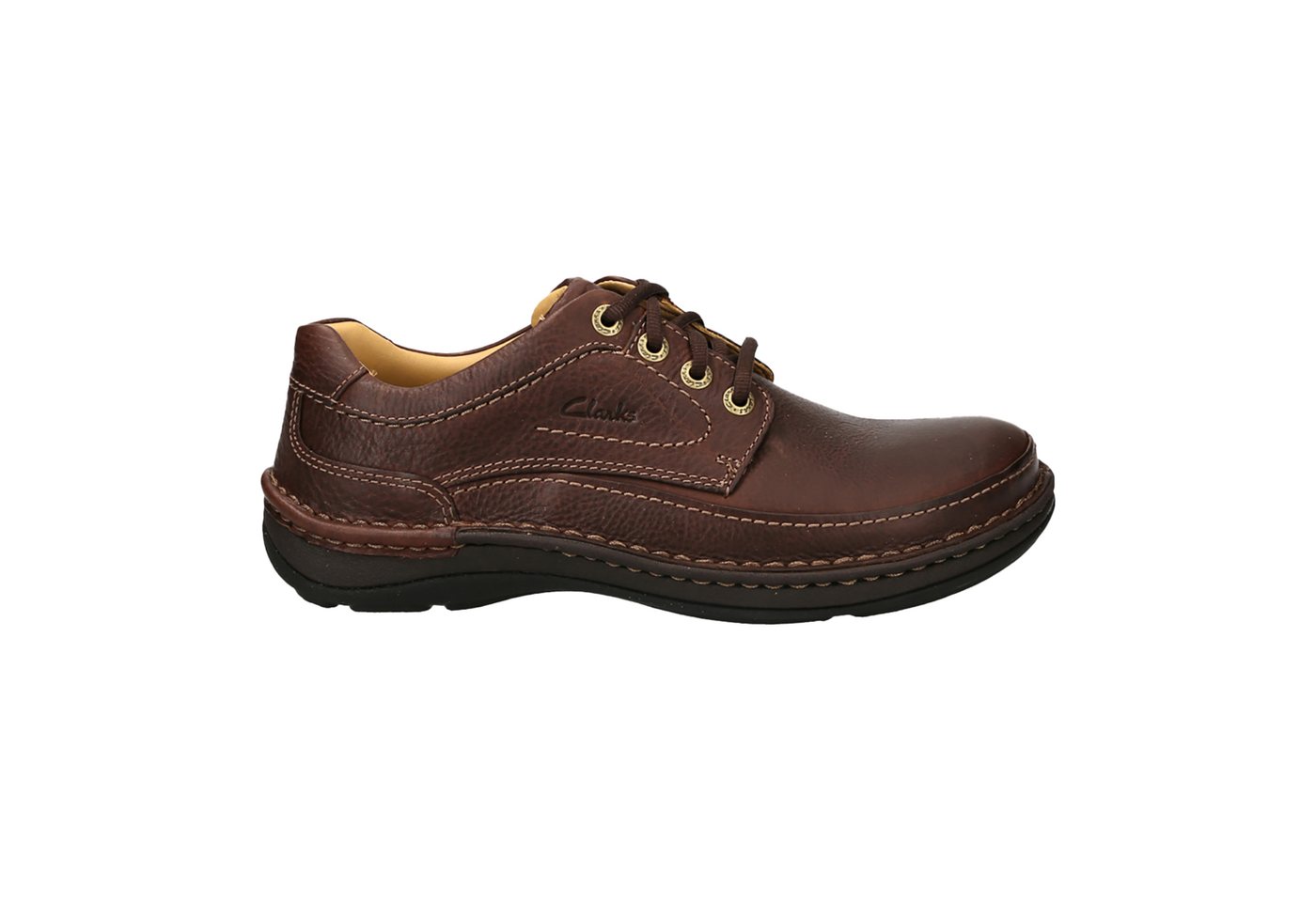 Clarks Nature Three 20339005 7, Schnürschuhe, Braun, Herren Schnürschuh