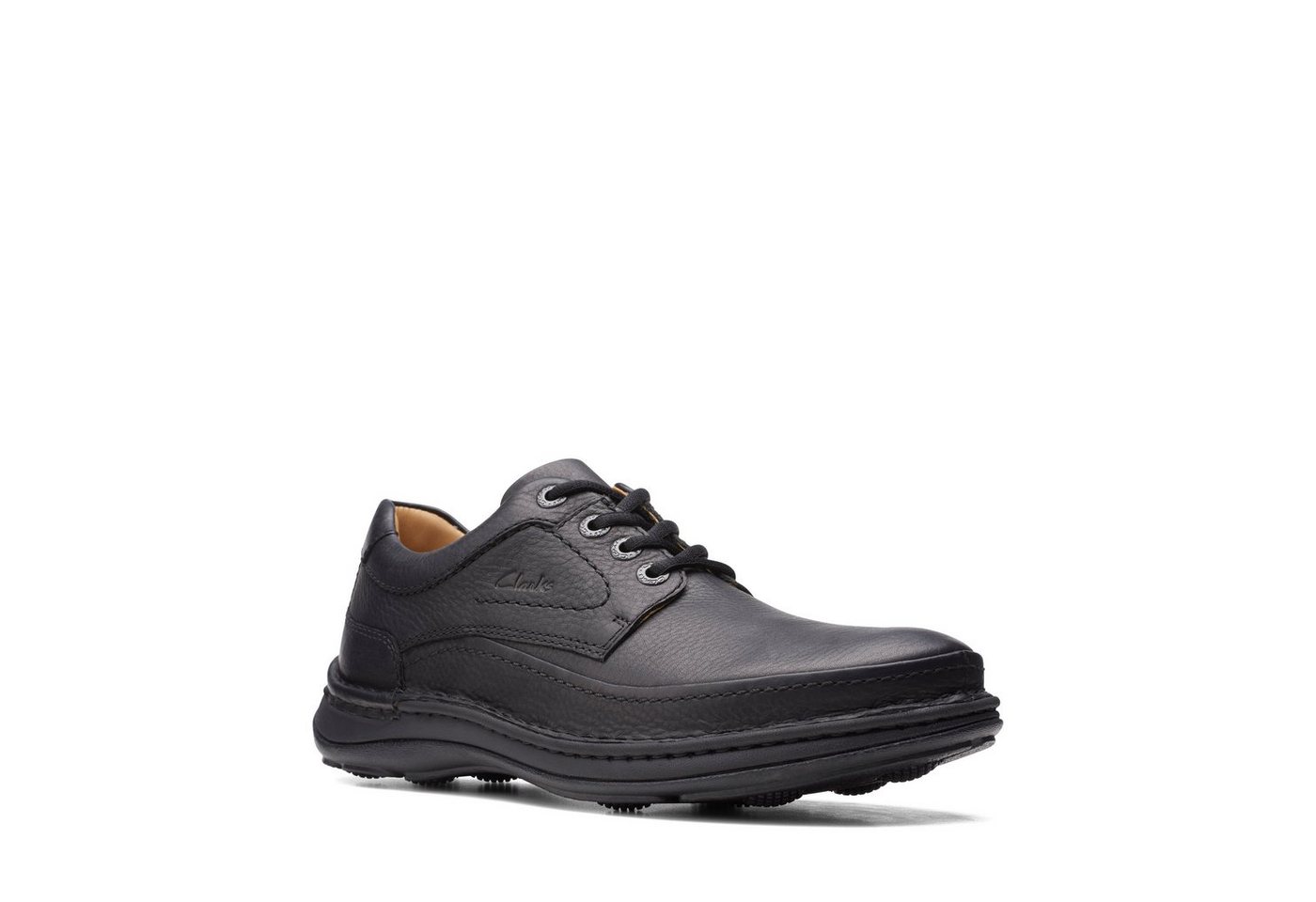 Clarks Nature Three Schnürschuh Freizeitschuh, Halbschuh, Schnürschuh mit herausnehmbares Fußbett