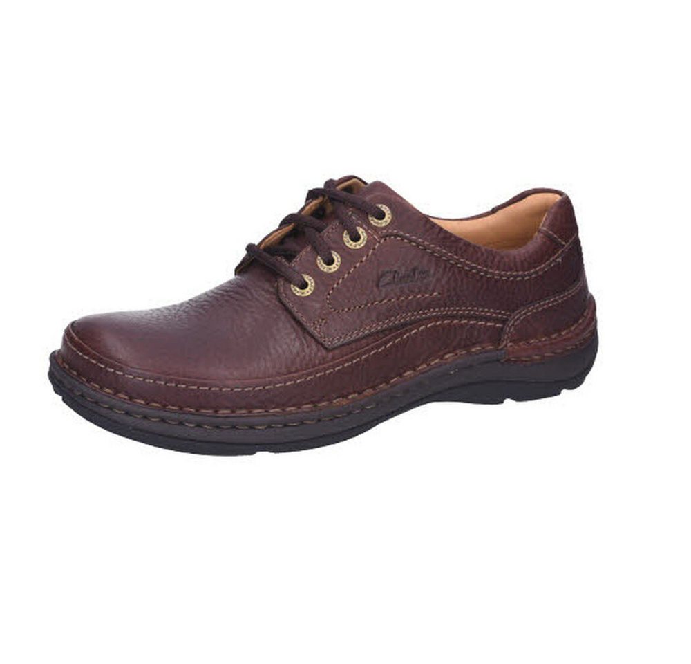 Clarks Nature Three Sneaker (2-tlg) (mahogany leather)