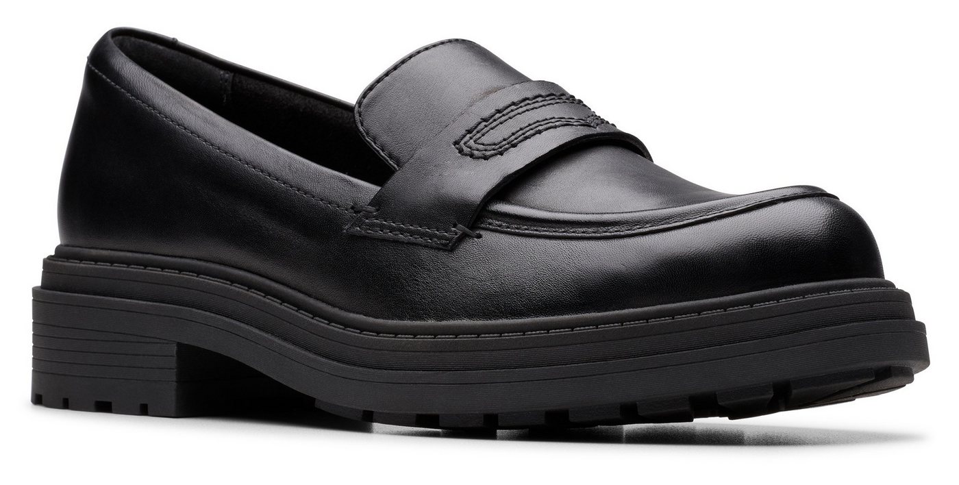 Clarks Orinoco 3 Slipper Loafer, Slipper mit weicher Lederinnensohle