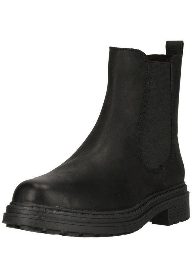 Clarks Orinoco3 Top Stiefel mit elastischen Einsätzen an den Seiten (schwarz)