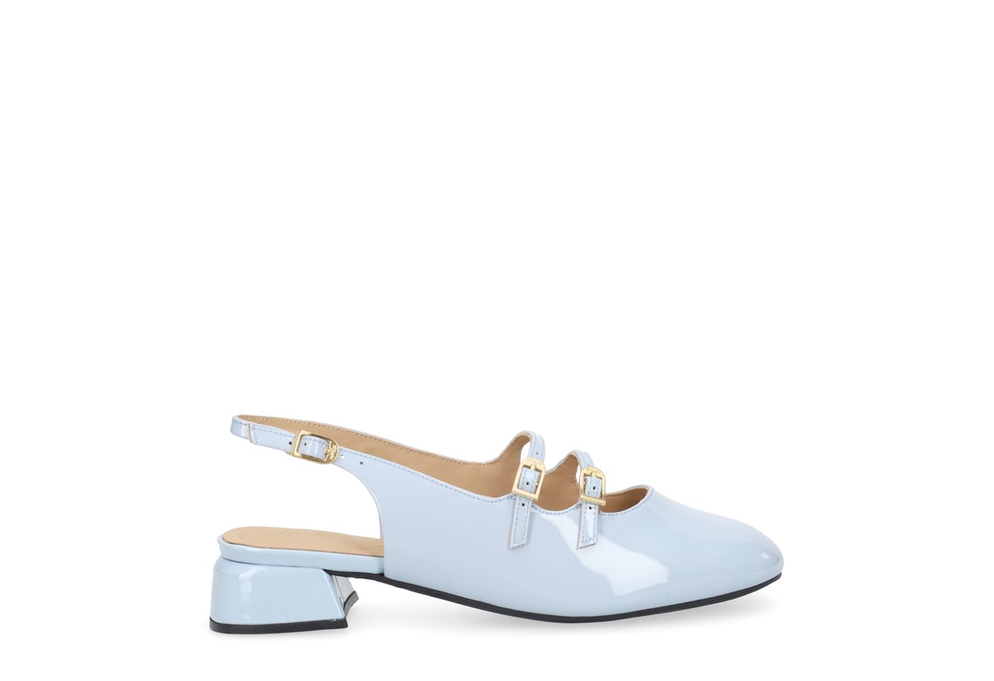 Clarks Peeptoepumps (blau)
