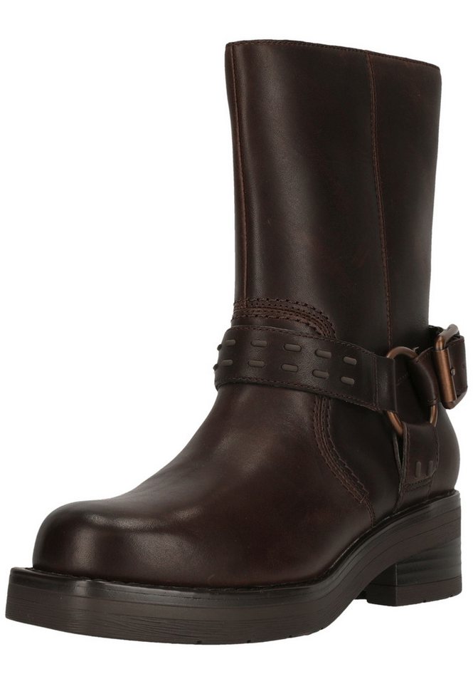 Clarks Rebelle Up Stiefelette mit markanter Clarks-Logo-Schnalle